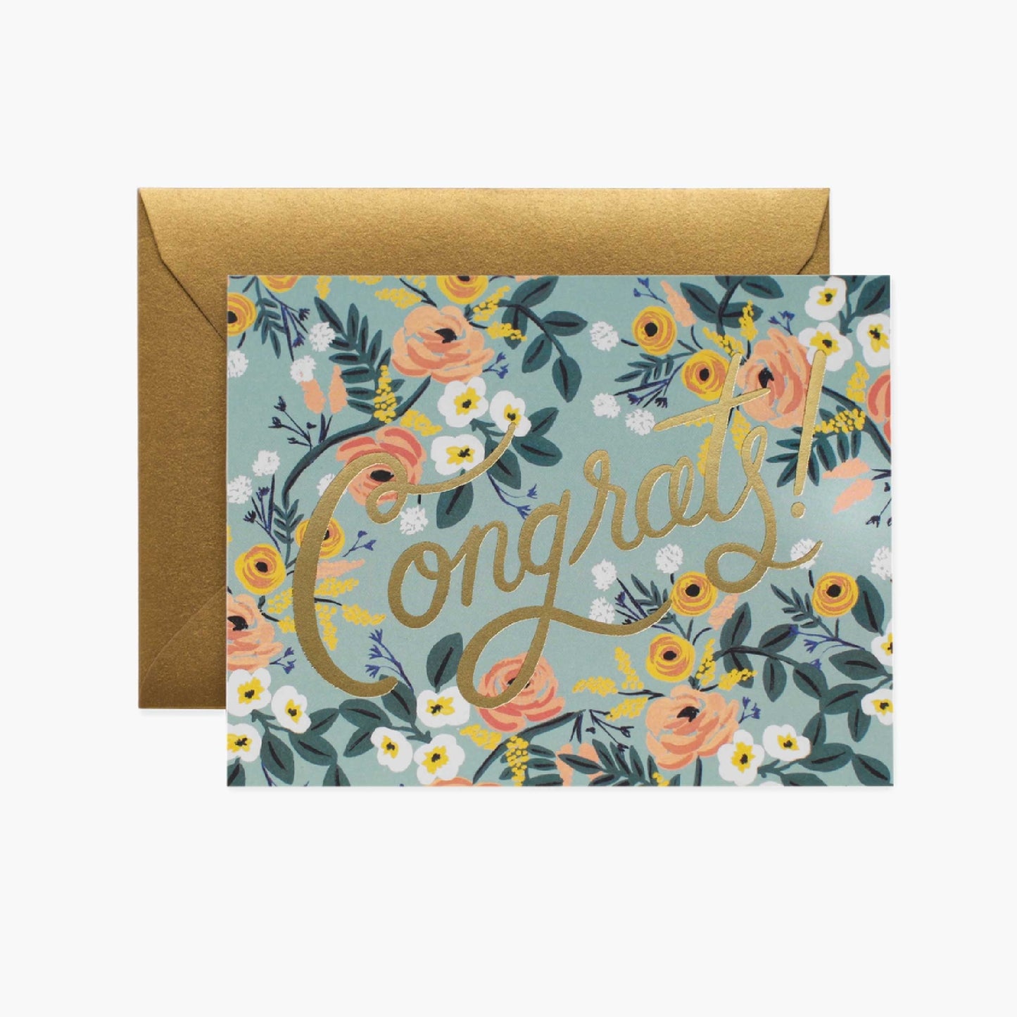 Blue Meadow Congrats Card