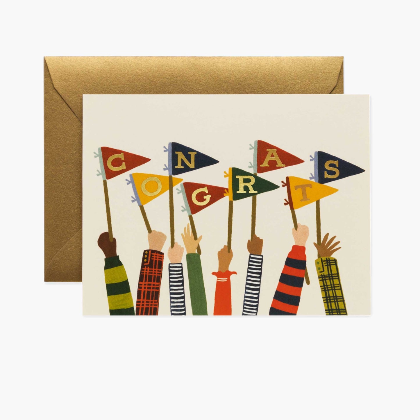 Congrats Pennants Card