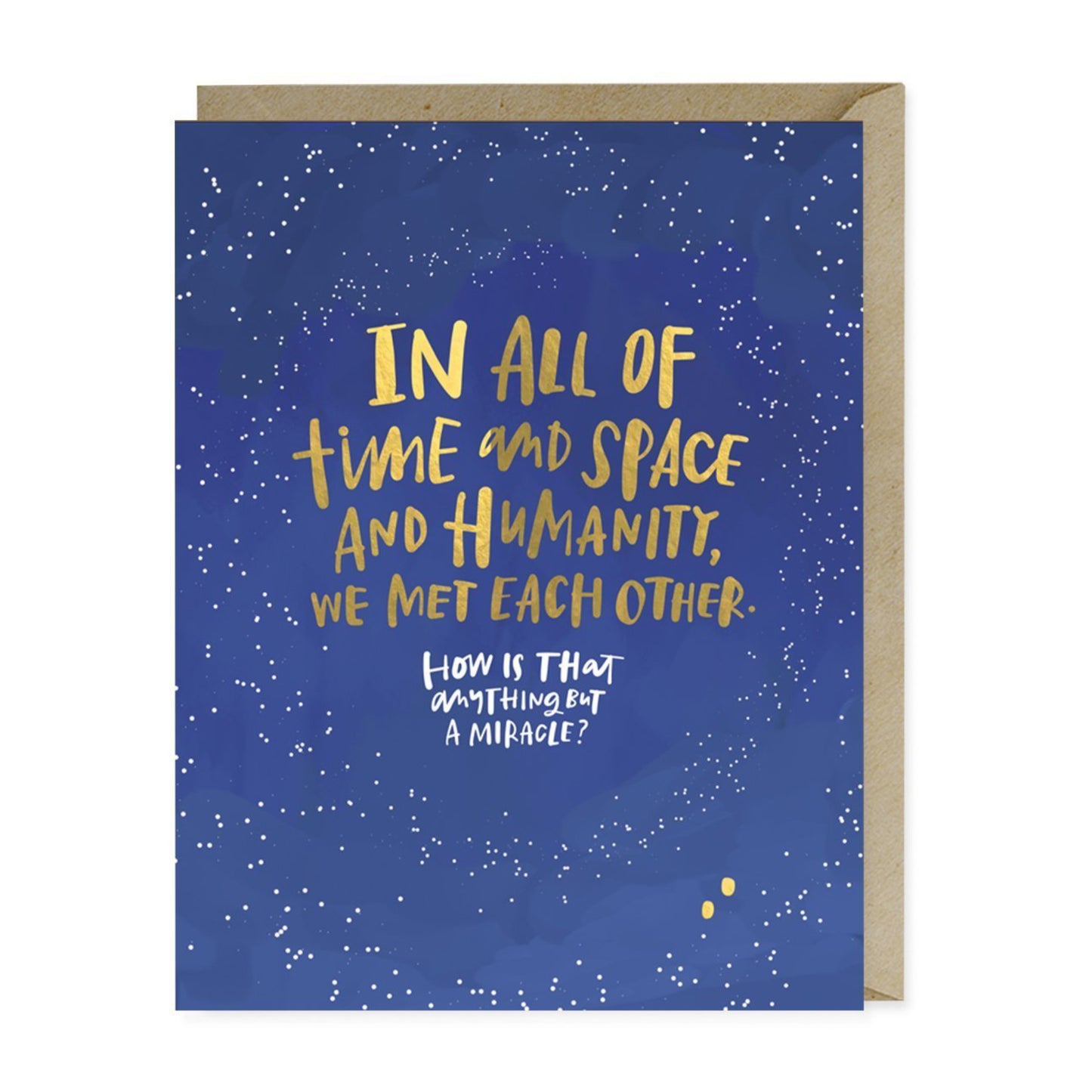 Met Each Other Miracle Card