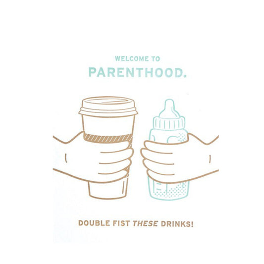 Double Fist Parenthood Card