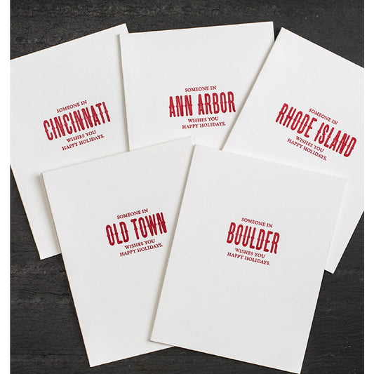 HAPPY HOLIDAYS / Texas Card