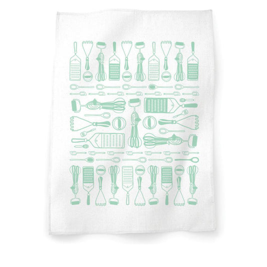 Vintage Utensils Tea Towel
