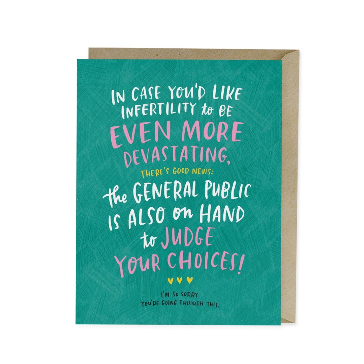 Infertility Judging Empathy Card