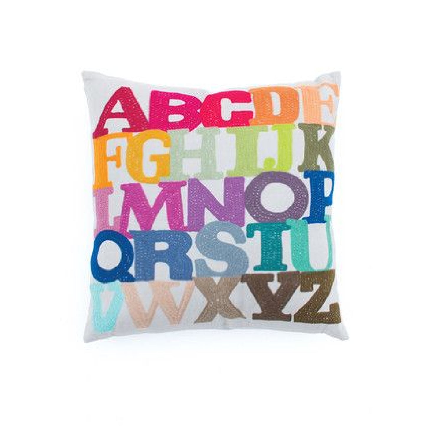 Handstitched ABC Pillow