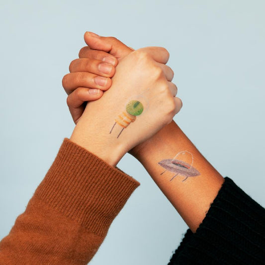 Green Explorer Temporary Tattoo