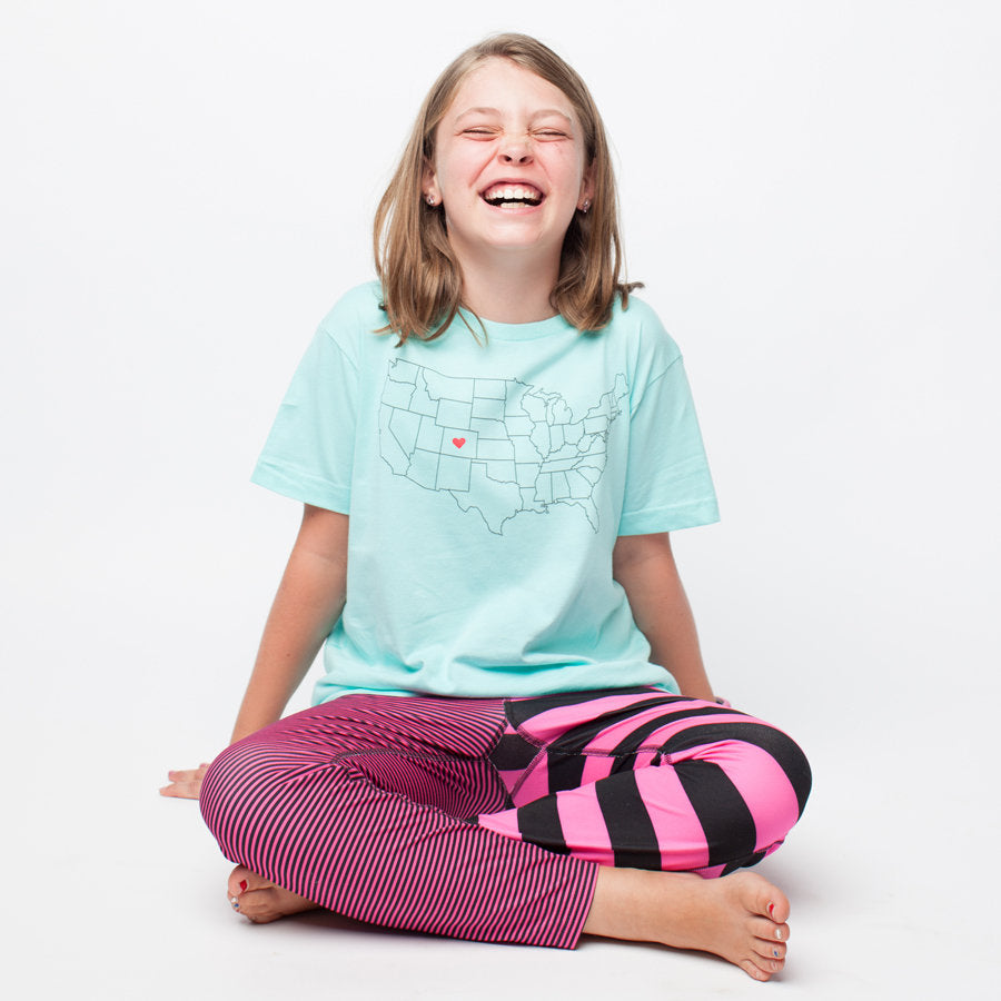 Kids Map T-Shirt, Texas