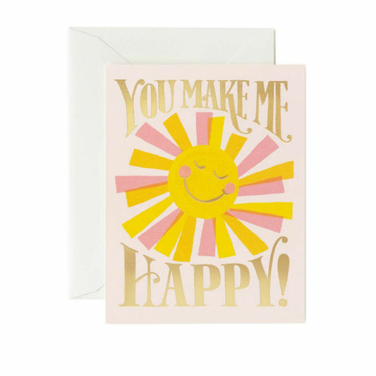 You Make Me Happy Card