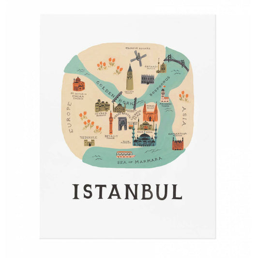 Istanbul Art Print