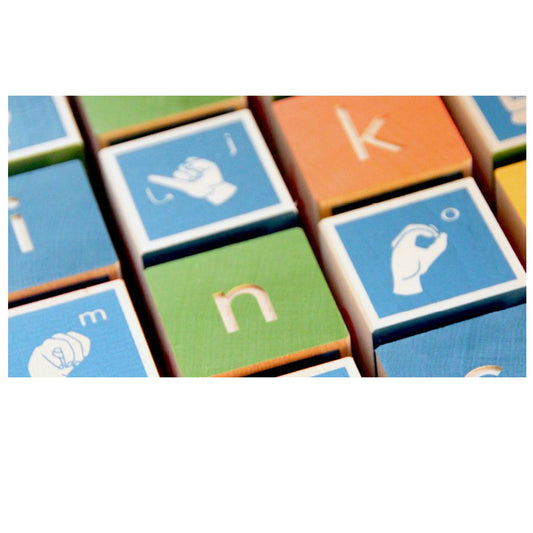 American Sign Language Blocks - Uncle Goose