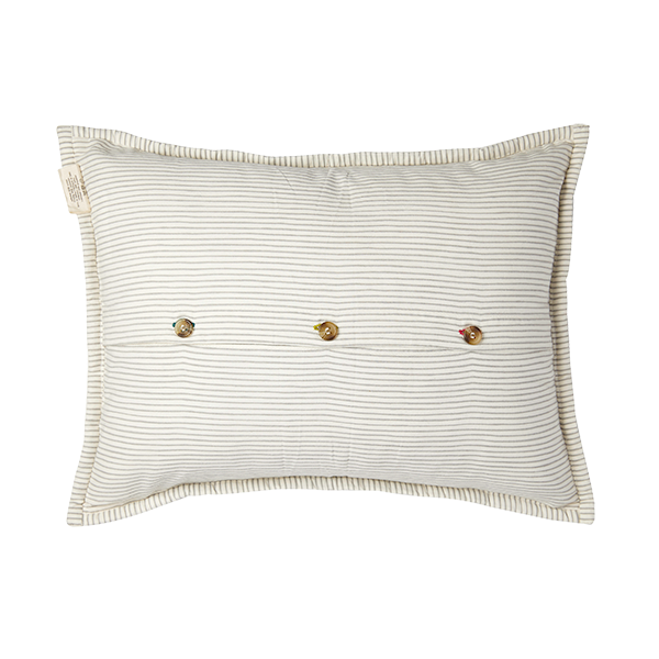 Rainbow Pom Pom Pillow