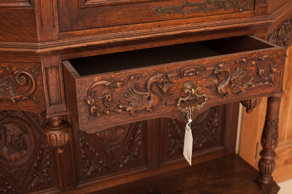 Antique French Court Cupboard, 1880s