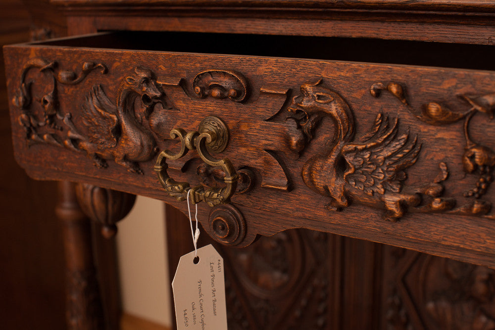 Antique French Court Cupboard, 1880s