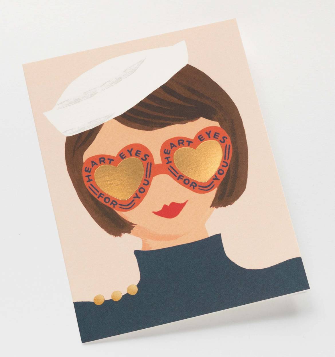 Heart Eyes Greeting Card