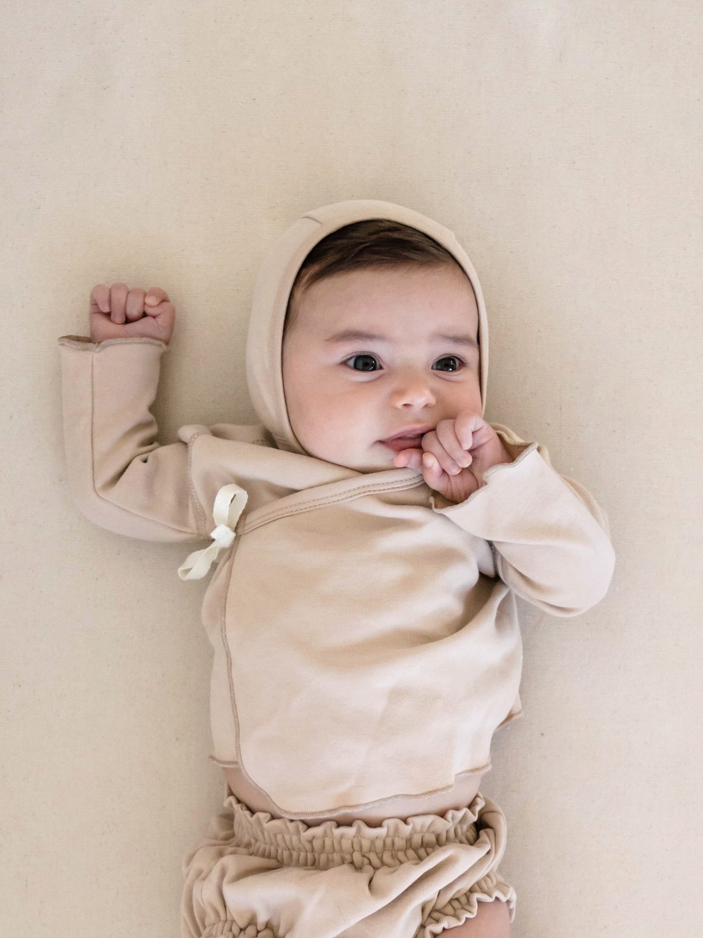 Brushed Jersey Baby Bonnet