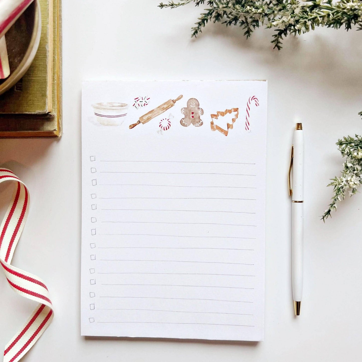 Christmas Checklist Notepad: Holiday Baking