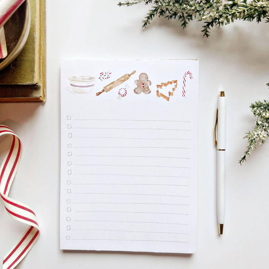 Christmas Checklist Notepad: Holiday Baking