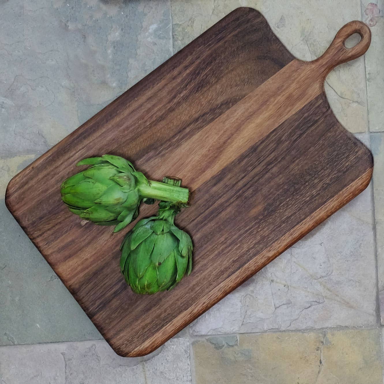 Large Loop Handle Wood Cutting Board, Charcuterie Board