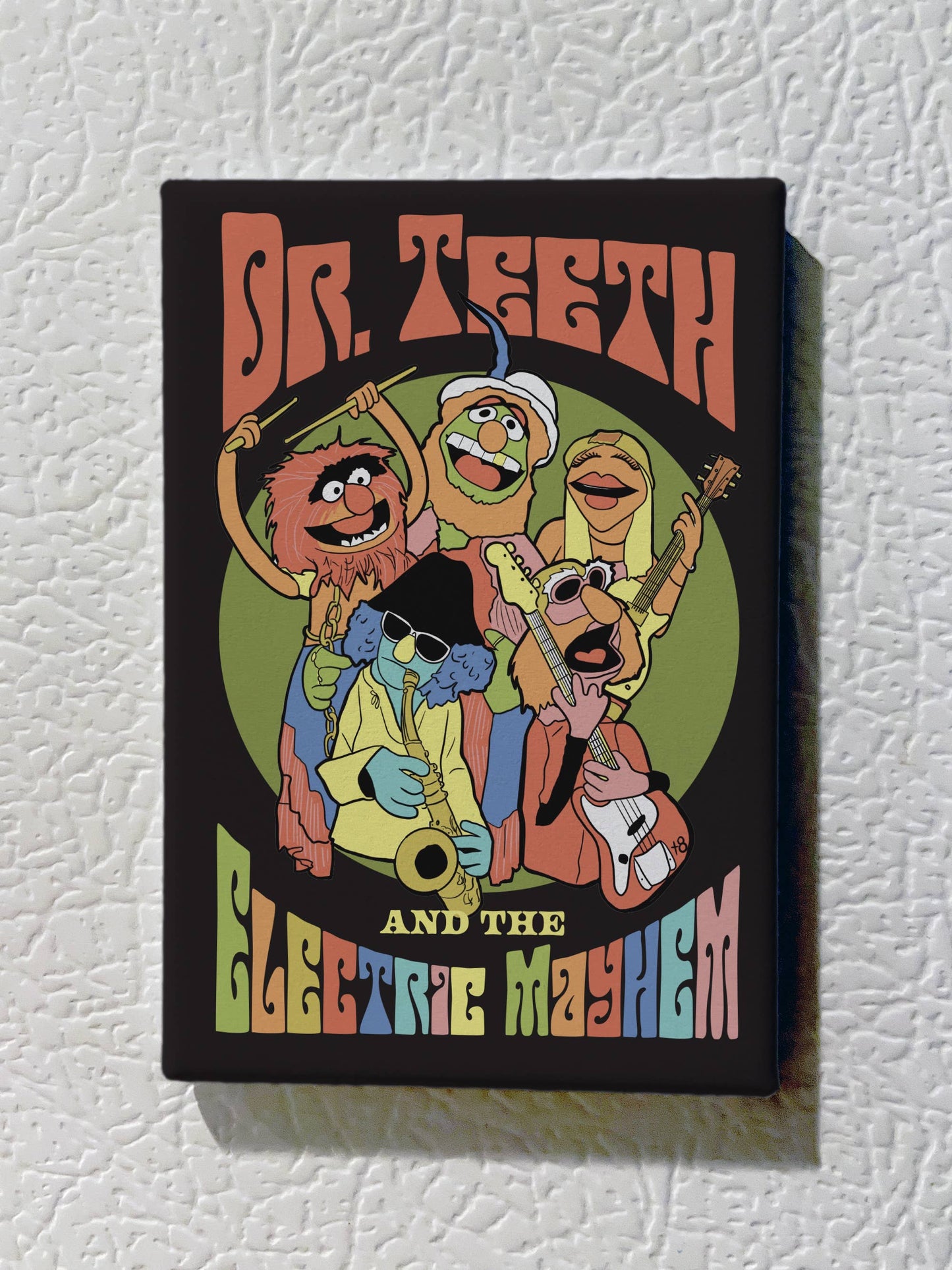 Dr. Teeth & the Electric Mayhem Souvenir Magnet -The Muppets