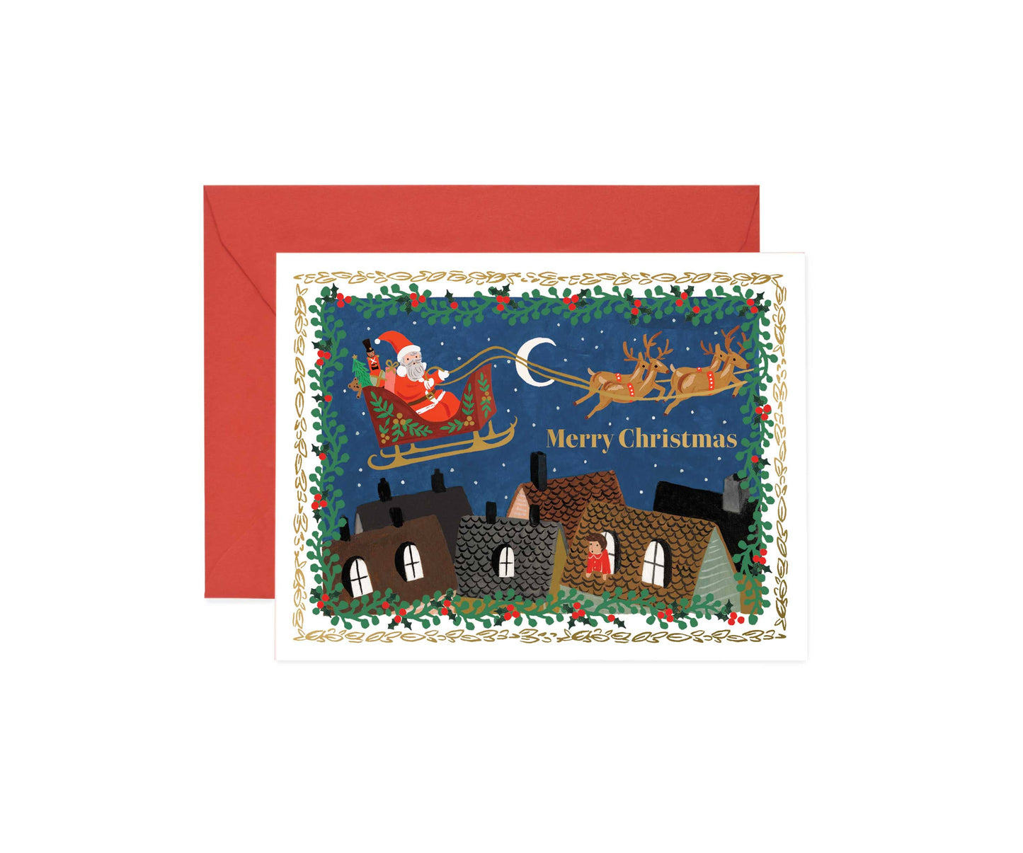 Over the Rooftops Card
