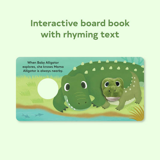 Baby Alligator: Finger Puppet Book