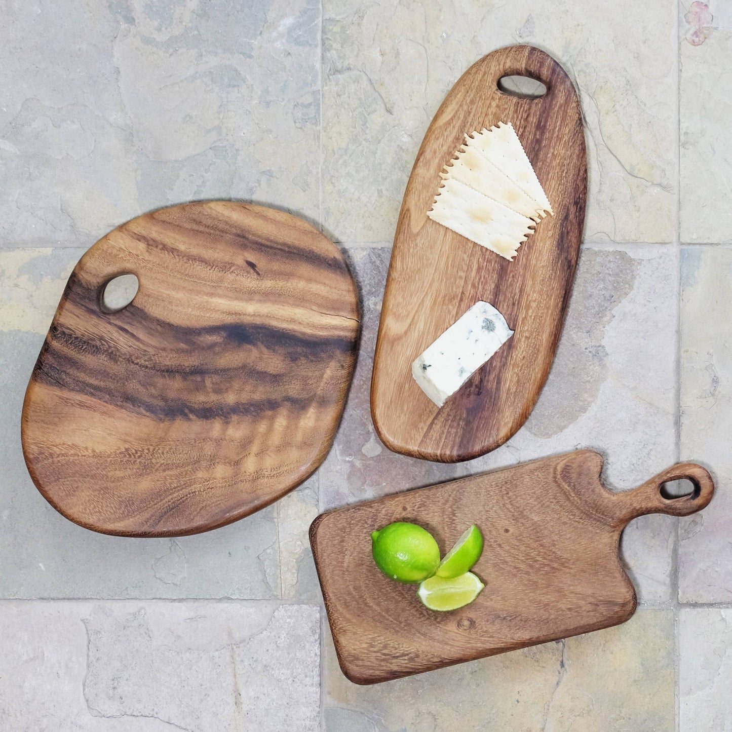 Oval Caro Caro Bar Wood Board, (14.25"L x 6"W)