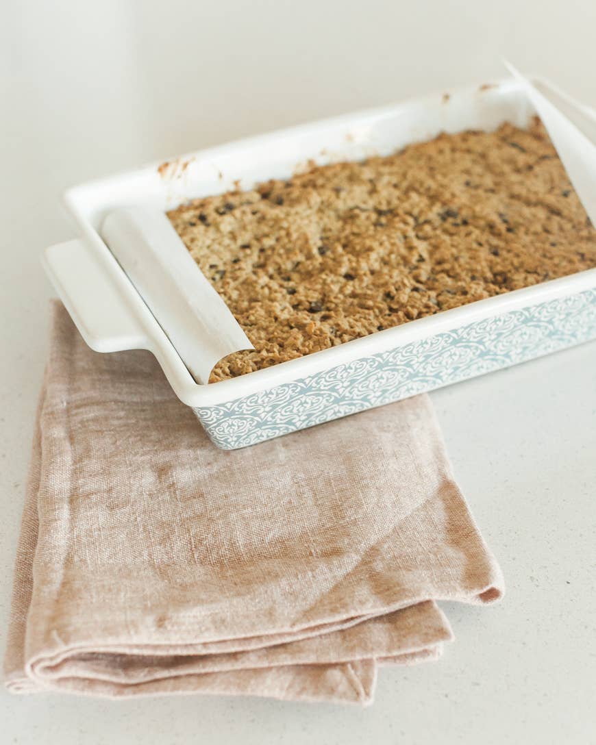 Stone Washed Linen Tea Towel | 18" x 26": Blush