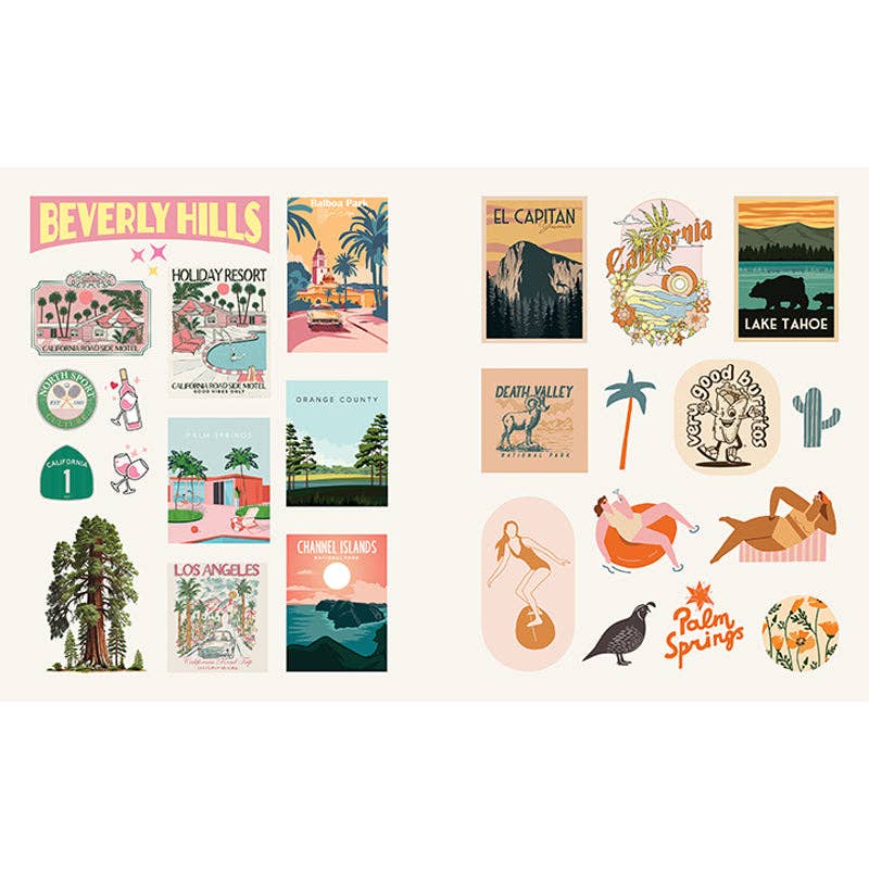 6/30 American Road Trip Sticker Book