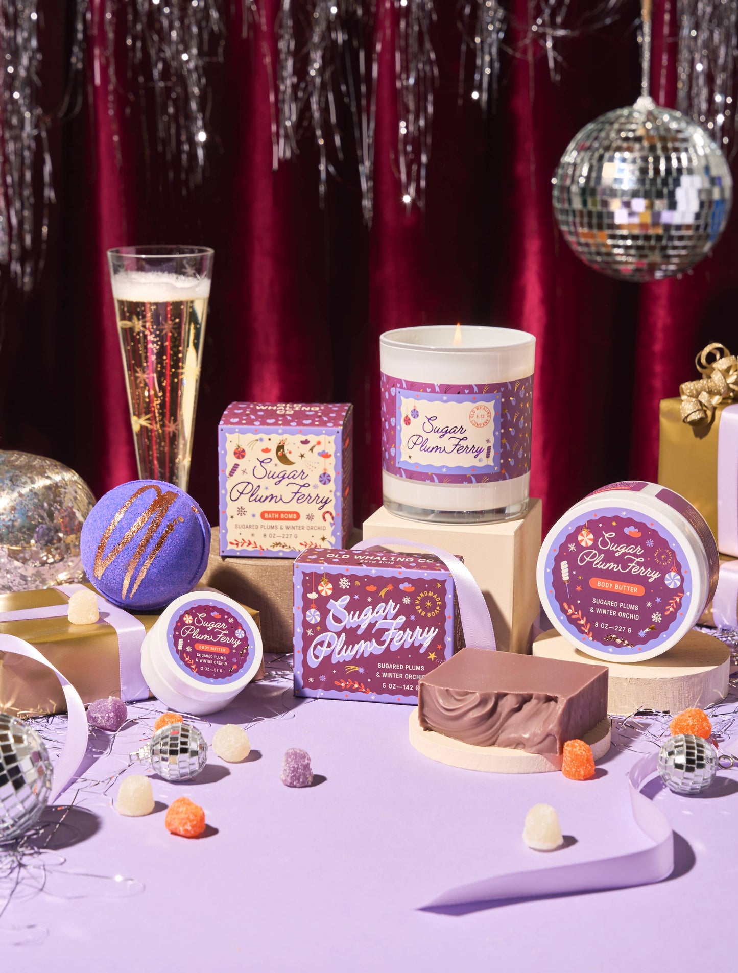 Sugar Plum Ferry Holiday | Christmas Gift Bag