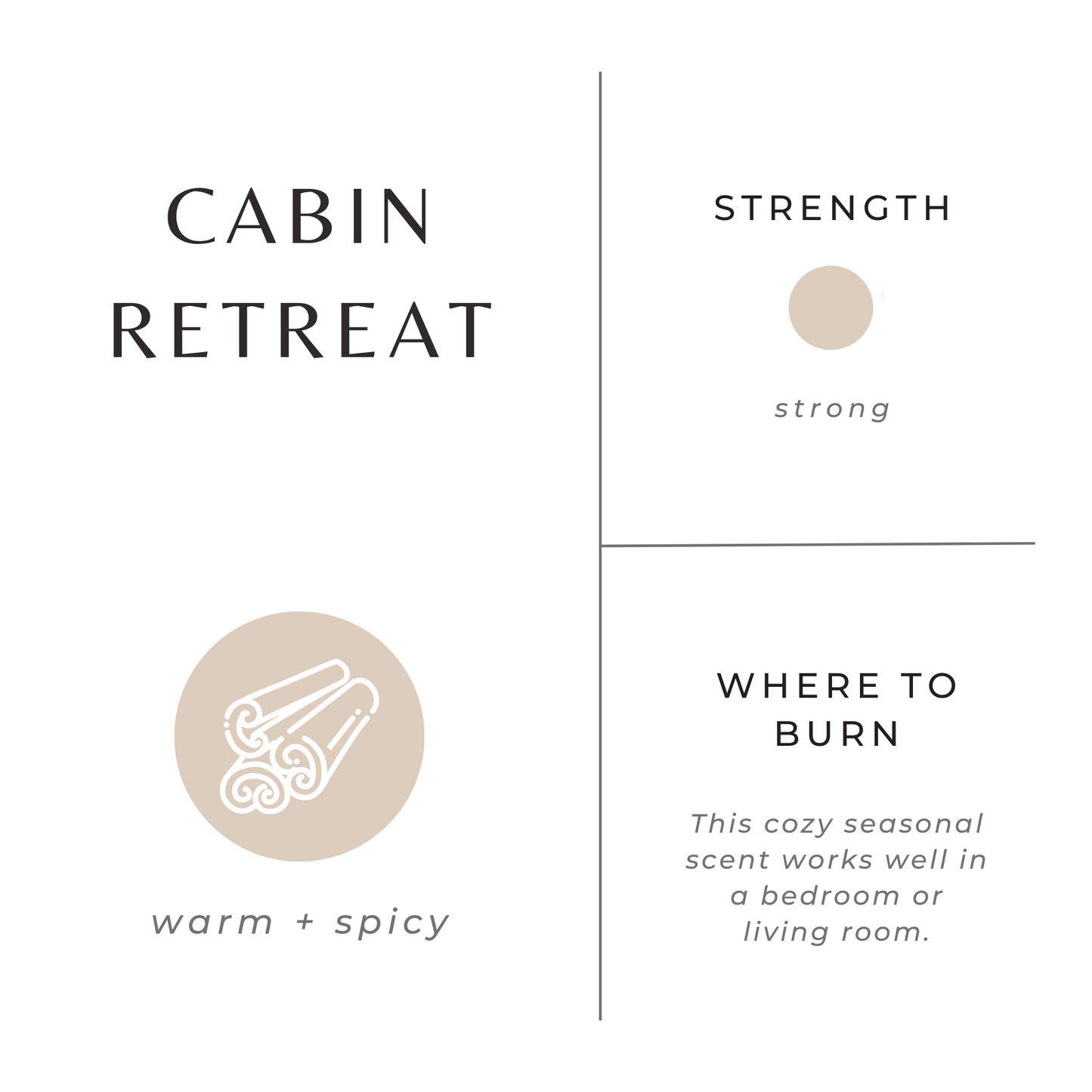 Mini Soy Candles - 2 oz: Cabin Retreat