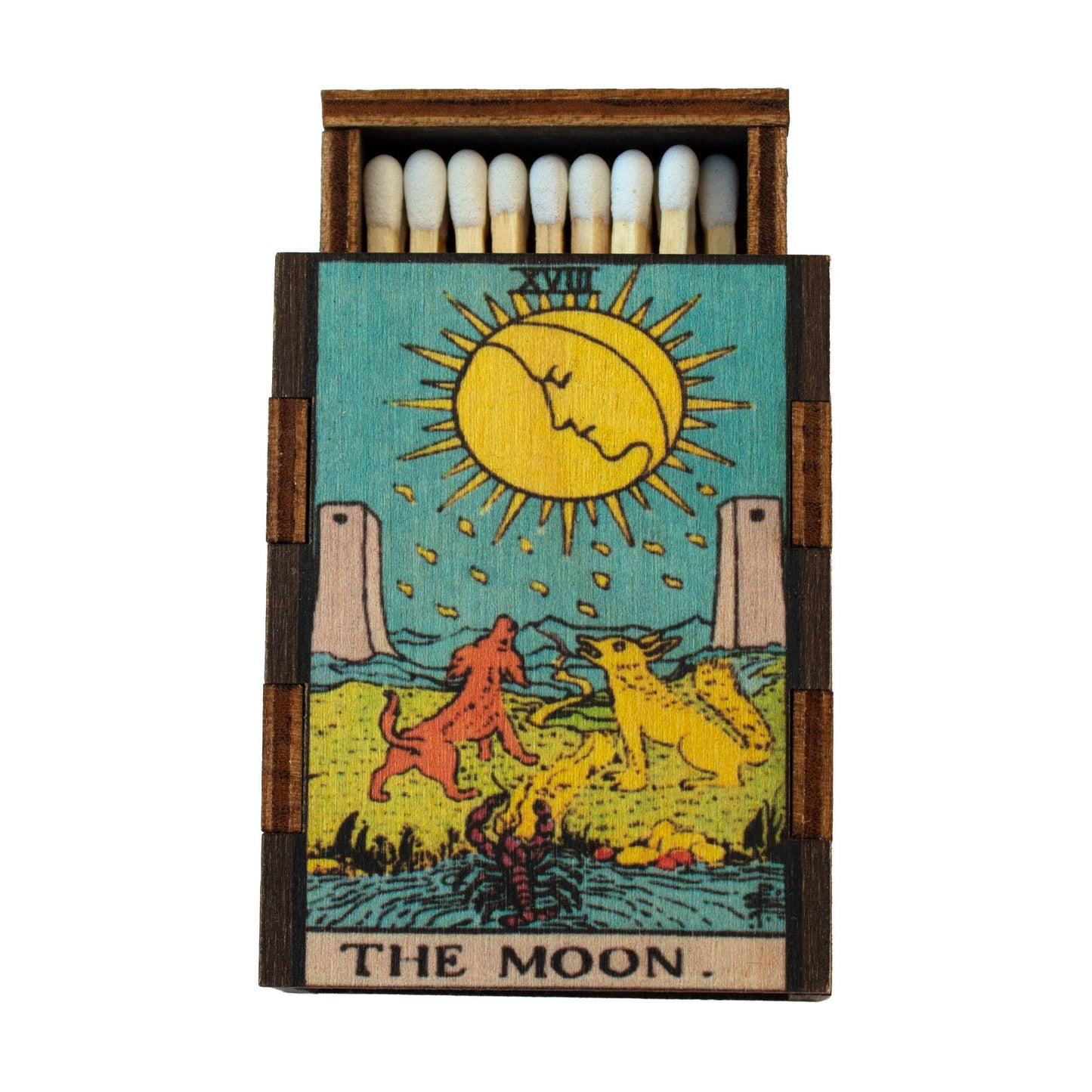Matches • Tarot Moon Wooden Matchbox