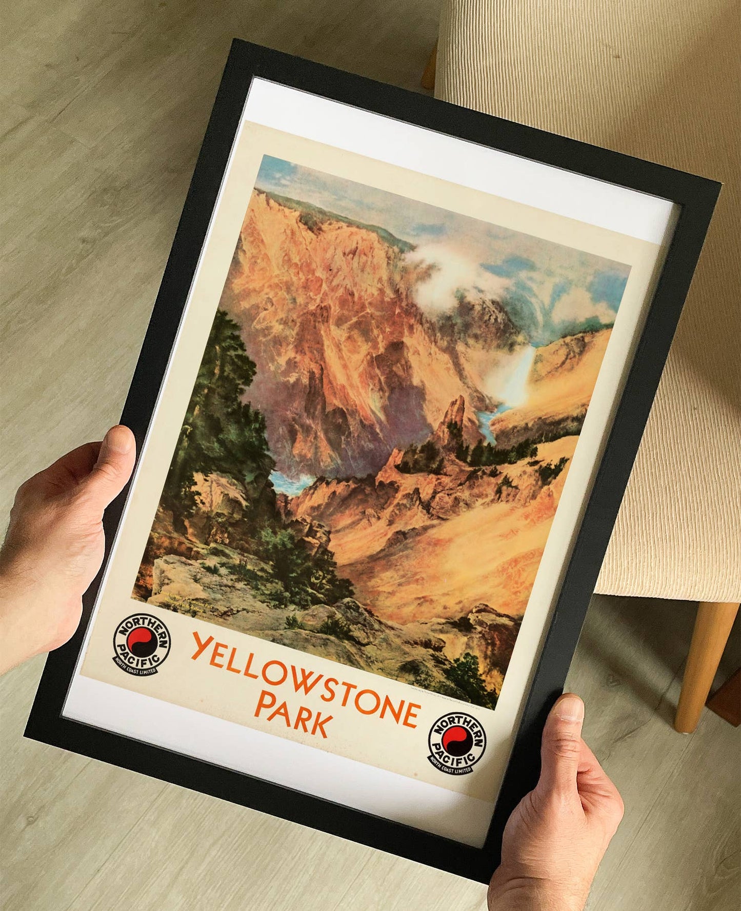 Yellowstone Park (Northern Pacific Railway) 1924 Poster: Unframed / 12×18