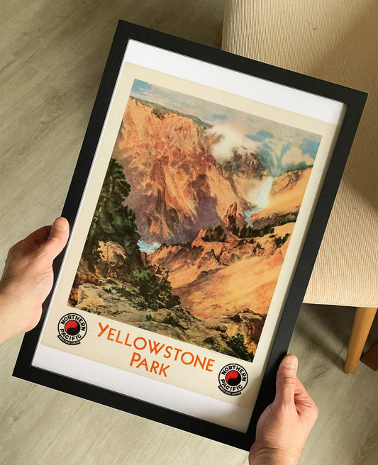 Yellowstone Park (Northern Pacific Railway) 1924 Poster: Unframed / 12×18