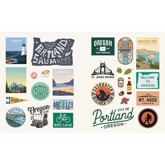 6/30 American Road Trip Sticker Book