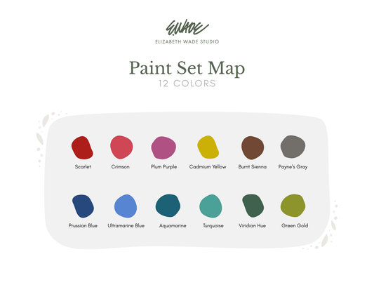 Travel Watercolor Pink Paint Set: Default Title