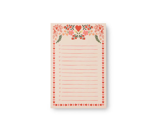 Juliet Valentine's Day Notepad