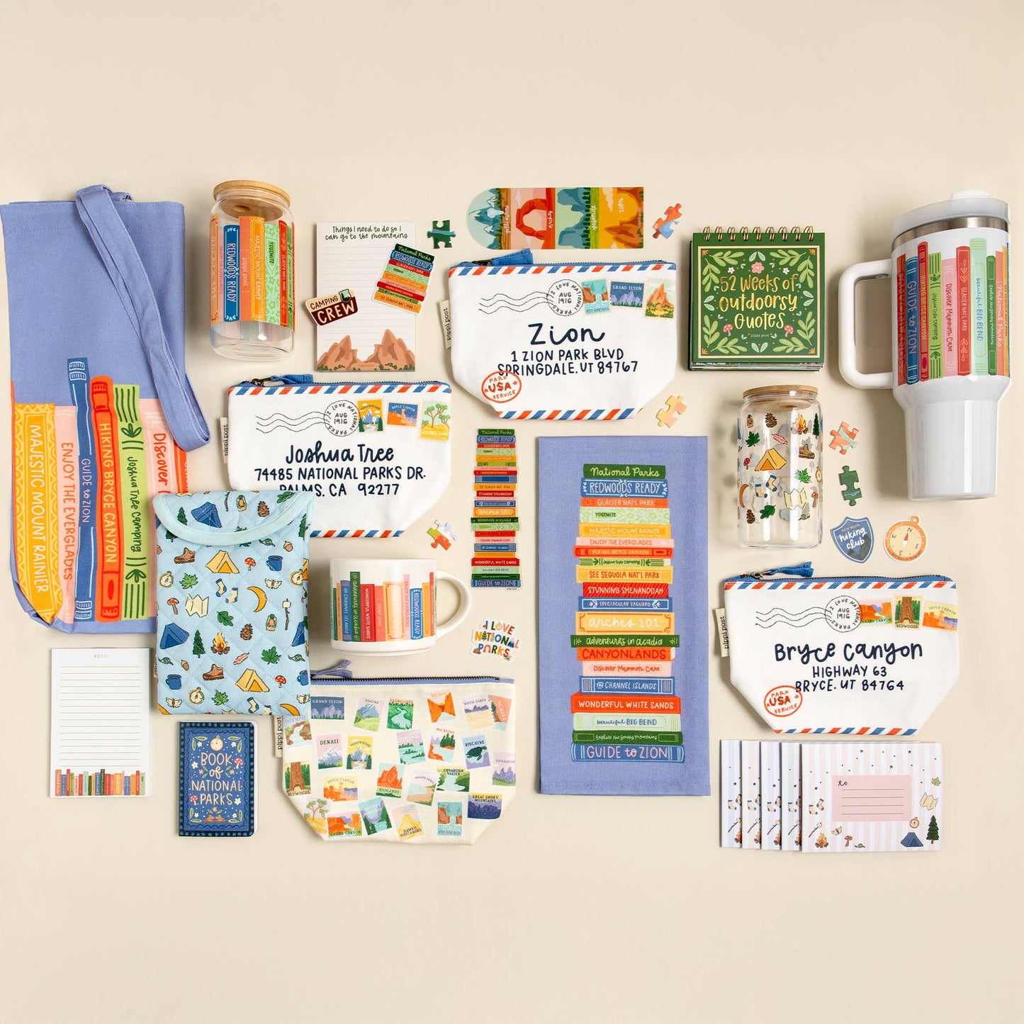 Camp Notes Box Note Set