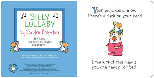 Silly Lullaby by Sandra Boynton: Board Books; 16 pages / English