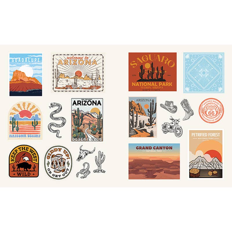 6/30 American Road Trip Sticker Book