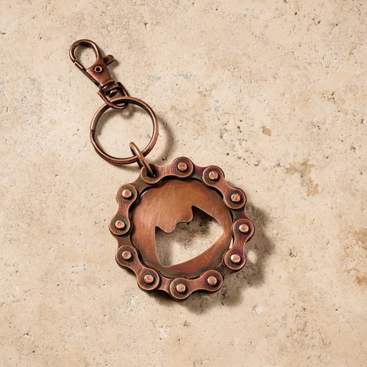 Bike Chain Bottle Opener Key Clasp