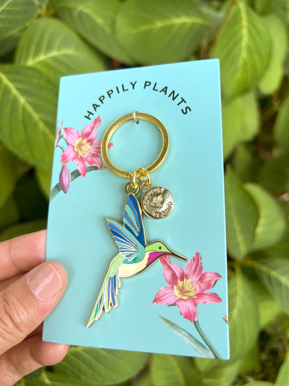 Hummingbird Keychain & Bag Charm cute animal gifts cash wrap