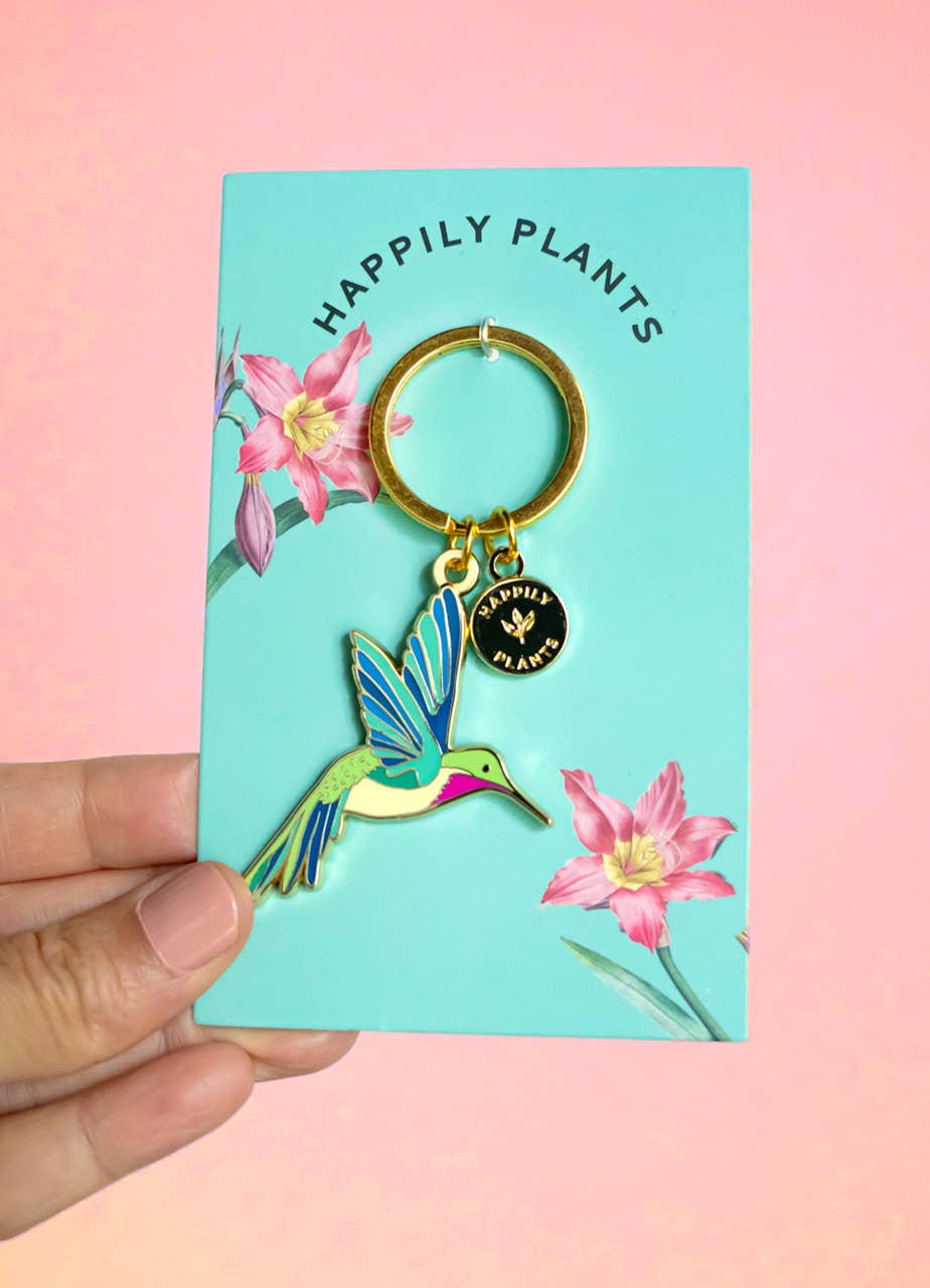 Hummingbird Keychain & Bag Charm cute animal gifts cash wrap