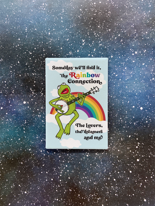 Kermit T. Frog Souvenir Magnet - The Rainbow Connection