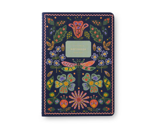 Assorted Set of 3 Posy Notebooks