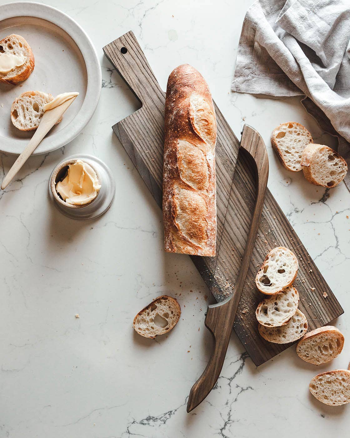 Pantry Bread Bow: Grey