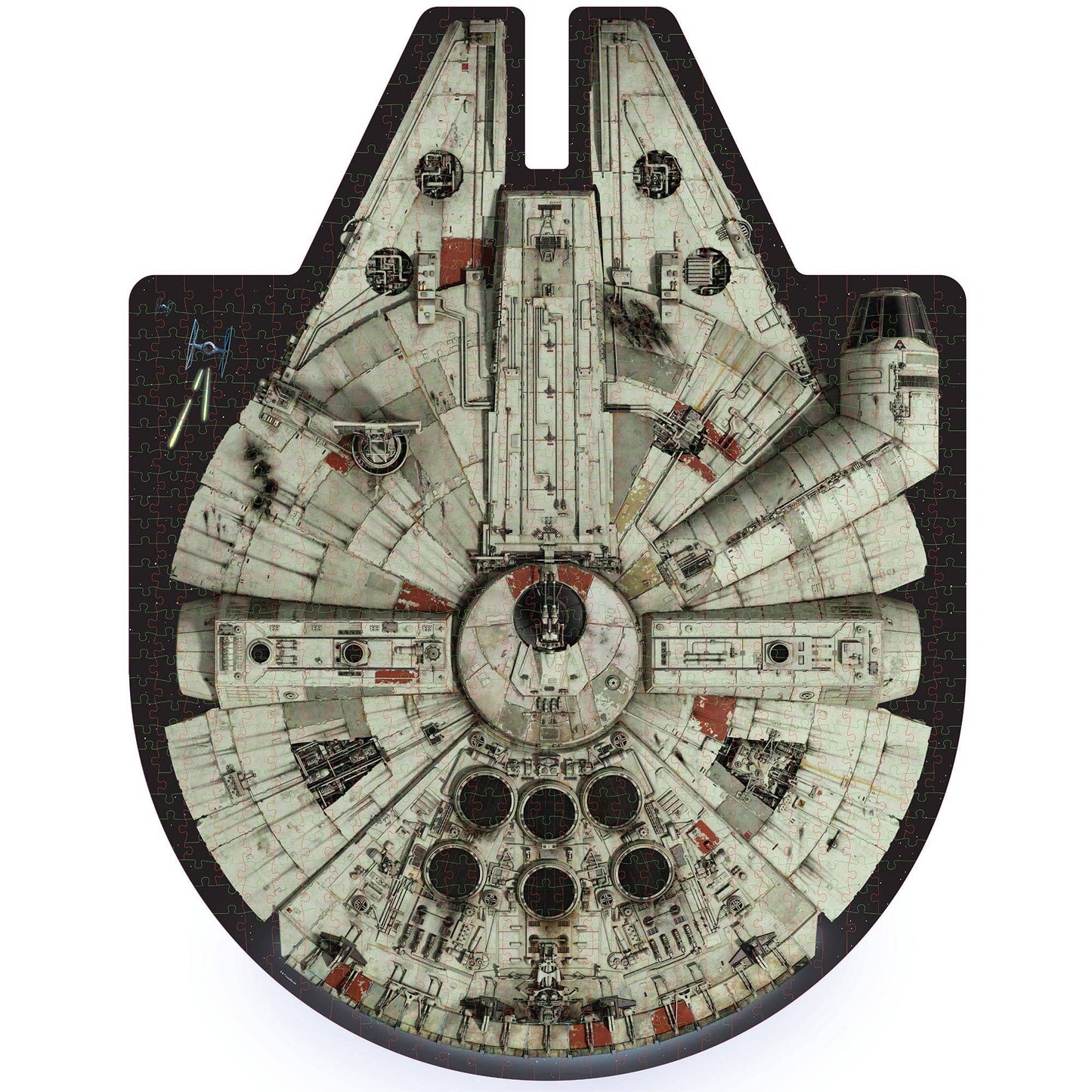 Star Wars Millennium Falcon Jigsaw Puzzle and Trivia