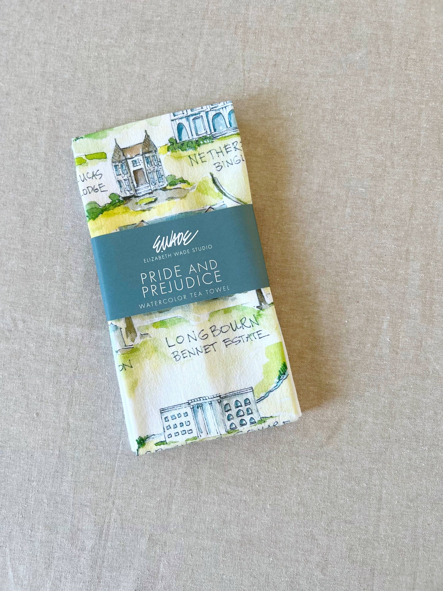 Pride and Prejudice Tea Towel