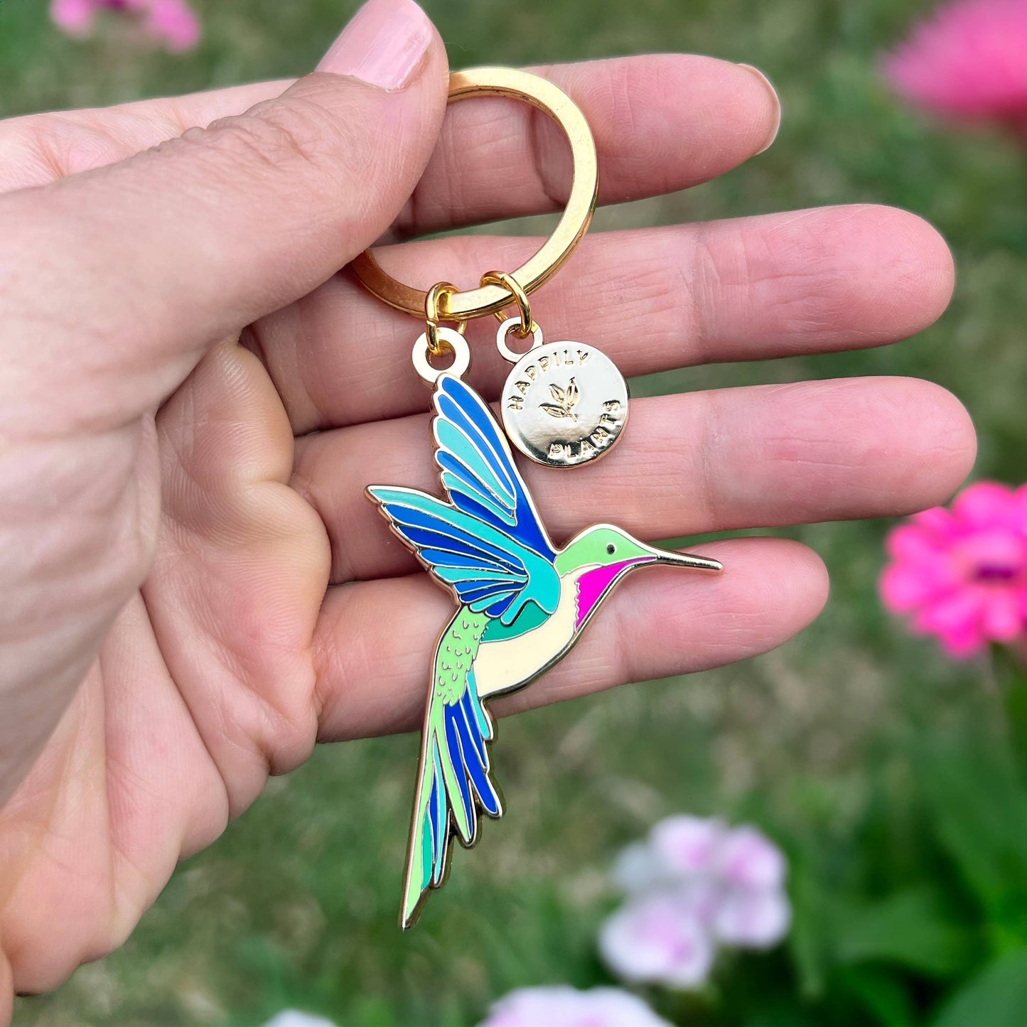 Hummingbird Keychain & Bag Charm cute animal gifts cash wrap