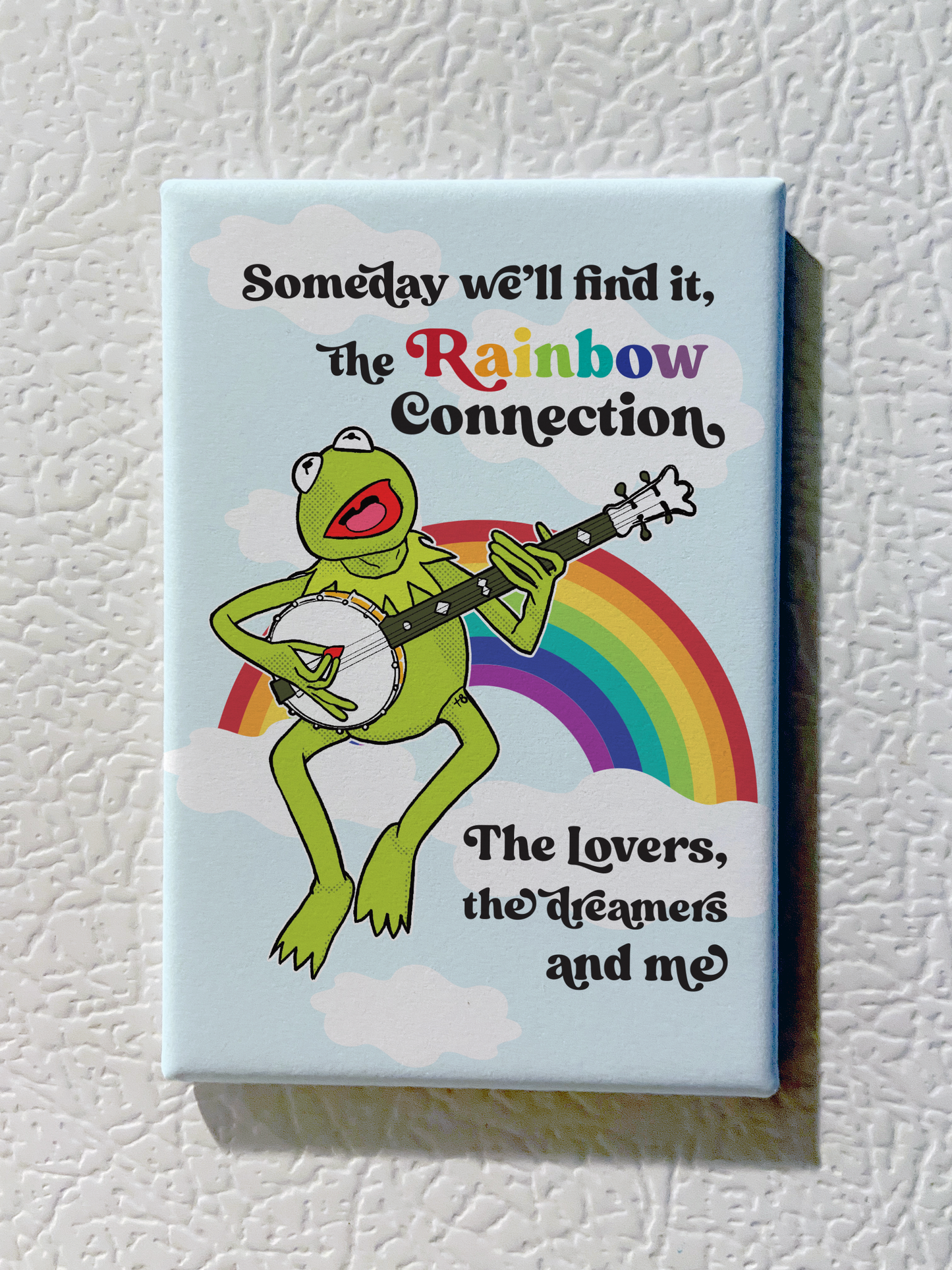 Kermit T. Frog Souvenir Magnet - The Rainbow Connection