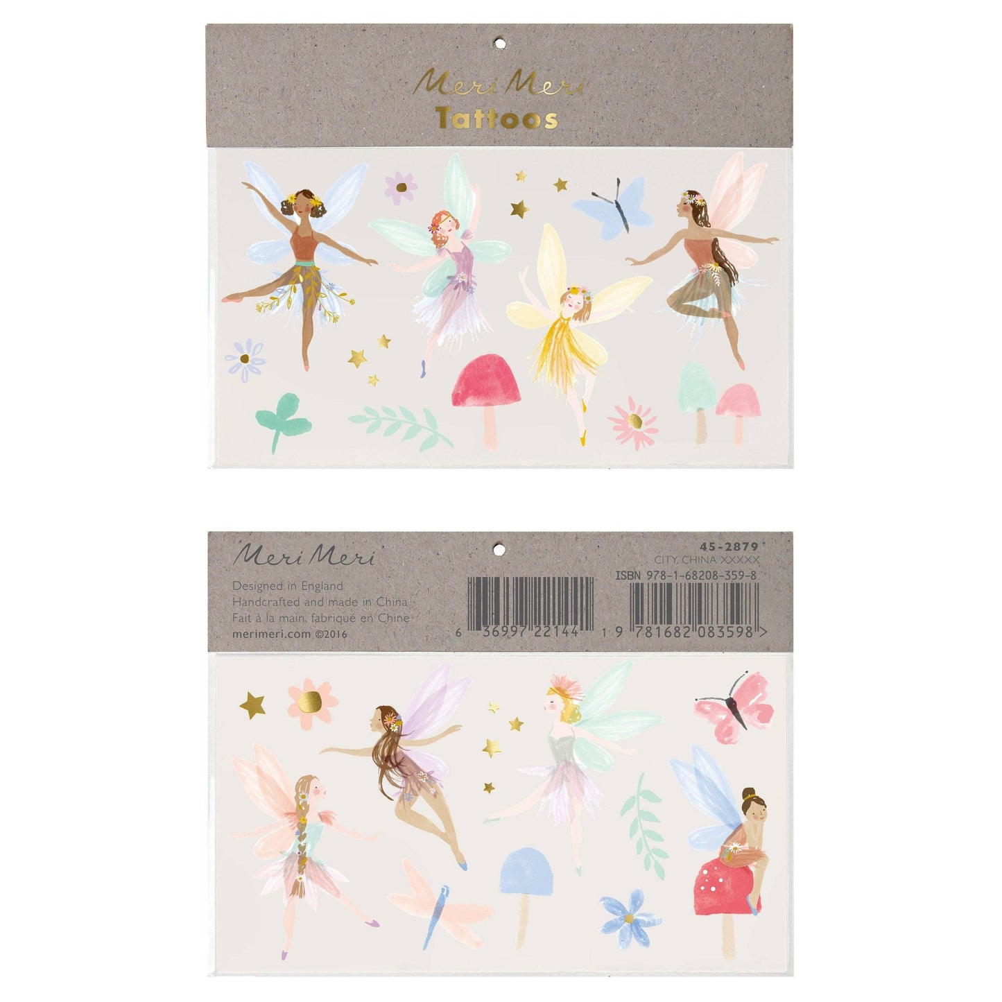 Fairy Large Temporary Tattoos
