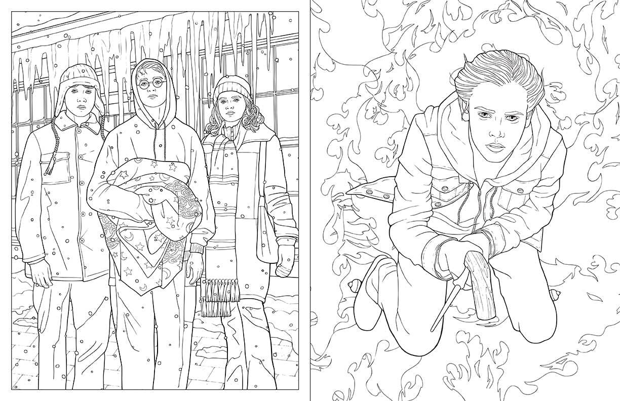 Harry Potter: Travels Through the Wizarding World Coloring